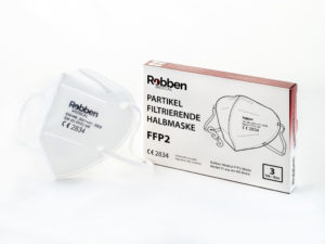 FFP2 Maske mit Verpackung Stückzahl Drei